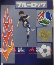 Blue Lock × Adidas Limited 2026 Japan Heat Transfer Stickers Meguru Bachira picture