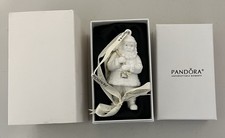 PANDORA 2013 Unforgettable Moments Santa & Sack Holiday Christmas Ornament BOX  picture