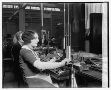 T.R. Shipp at Atwater Kent Factory Workers at Assembly Line 1928 1929 picture