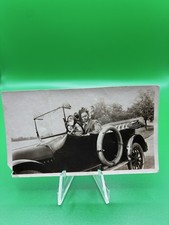 c1915 Vintage Photo Man Early Touring Automobile Model T Era Antique Car picture