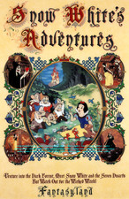 1983 Disney Snow White Adventures Fantasyland Poster 11 x 17 Attraction Ride picture