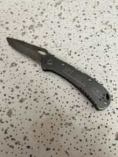 Buck 722 Spitfire USA Stainless Steel Handle & Blade Drop Point Folding Pocket k picture