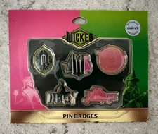 Wicked the Musical Claire's Exclusive Set of 5 Pin Badges - Glinda Defy Popular picture