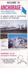 1960's Anchorage Alaska Promotional Tourism Brochure picture