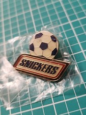 Vtg 1996 Snickers Mars Soccer Ball NOS  Gold Tone Lapel Pin  picture