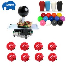 Sanwa DIY Arcade Kit JLF-TP-8YT Joystick OBSF-30 Push Buttons picture