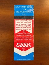 Vintage 1979 Piggly Wiggly Grocery Store Matchbook - Ohio Match Co. picture