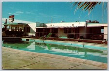 Trails West Motel Swimming Pool Mesa Arizona Geiger Bros Postcard PC319 picture