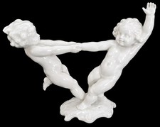 Hutschenreuther Dancing Cherubs Angels Children Putti White Porcelain Figurine  picture