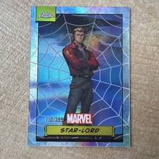 2024 Topps Chrome Marvel Star-Lord Spiderweb Refractor #/399 picture