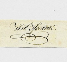 Wolfgang Amadeus Mozart Autograph Reprint On Genuine 1790s Paper  picture