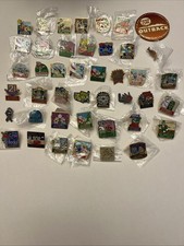 Lot of 42 Vintage Outback Steakhouse Lapel Pins Outbackers Some Sealed picture