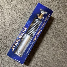 Vintage 1997 TeleMania Star Wars Luke Skywalker Lightsaber Universal Remote Box picture