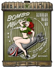 BOMBS AWAY 52ND SQUADRON AIRBORNE PINUP 32
