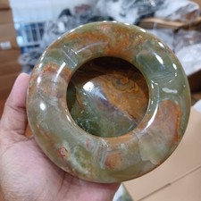 Pakistan Multi-Color Onyx Marble Ashtray Handmade 5