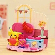 Pokemon Keeppley Pikachu Heart Building Block Figure Anime Manga Nintendo New picture