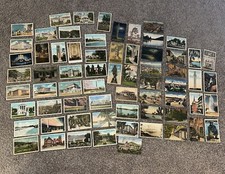 Vintage Postcards Chrome Linen Hand Color  Roadside Scenic Building Lot picture