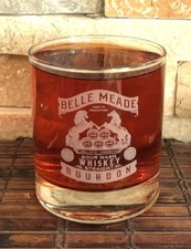 BELLE MEADE BOURBON Collectible Whiskey Glass  picture