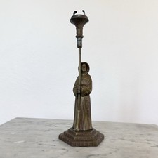 Antique Catholic Monk Incense Burner, Vantines, Metal, Circa 1900 picture