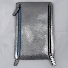 Smythson Panama Multi-Zip Leather Case Unisex picture