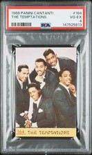 The Temptations 1968 Panini Cantanti #164 PSA 4 picture
