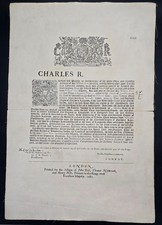 Atq William Penn 1681 Pennsylvania Broadside Facsimile Plate XLIII c.1880-1900 picture