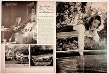 1943 Life Magazine Greer Garson Hollywood Feature Exide Hinds Hand Cream Ads picture