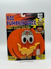 Vintage 1991 Trendmasters Boo Pumpkin Face Jack O Lantern Decorating Kit New picture
