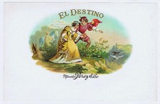 El Destino Marcelino Perez & Co Tampa Florida  original  cigar label picture