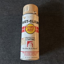 Vintage 1986 Rust-Oleum Rustoleum Sand - 7771 spray paint 1/4 Full picture
