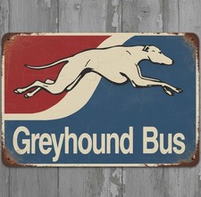 Greyhound Bus 8 x 12 Vintage Novelty Metal Sign Made In USA New picture