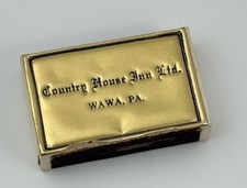 Vtg Country House Inn Ltd Wawa PA Souvenir Matchbox Cover Advertising Restaurant picture