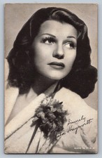 Arcade Card Actress Dancer Rita Hayworth Gilda Cover Girl Pal Joey  S361 picture