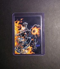 2025 Marvel Comic Book Heroes Cuatom Sketch Card Print GHOST RIDER Johnny Blaze picture