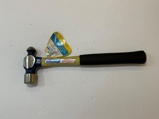 NOS Vaughan 16oz Ball Peen hammer with 11” fiberglass handle made in USA picture