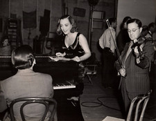 1937 Joan Crawford Bride Wore Red BEHIND SCENE FRANZ WAXMAN ORIG Photo C20 picture