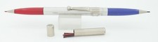 Scripto Double-Ended Aluminum & Red/Blue 1.1mm Mechanical Pencil - c. 1950's picture
