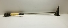 Vintage Silverplate Bakelight Candle Snuffer 16” picture