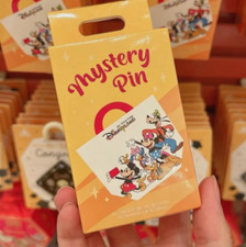 2026 HK Disneyland Tote Bag Mystery Pin 2pcs pins 1 Box Duffy/Frozen/ Story picture