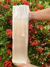 Jumbo Selenite log, Natural White Crystal Huge Selenite Log, Giant Raw Selenite picture