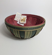 Longaberger  Watermelon Basket Red Green Seeds USA 2013 picture