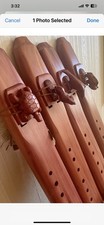 F#m  Aromatic Cedar DRONE Flute By Jonah Thompson With Flute Bag picture