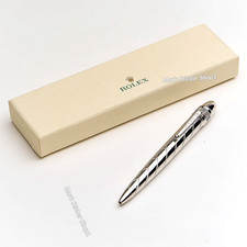 Rolex Vintage Style Palladium Finish Ballpoint Pen Luxury AD VIP Gift picture
