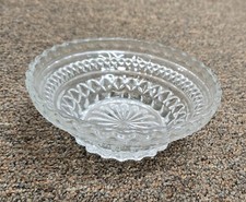 Vintage Antique Anchor Hocking Wexford Pattern Small Serving Fruit Salad Bowl  picture