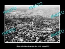 Gainesville Georgia Aerial View Of The Town c1940 Old Large Historic Photo picture