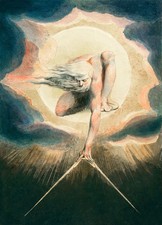 Vintage William Blake Poster - The Ancient of Days c1794, 24x36” 🌟 picture