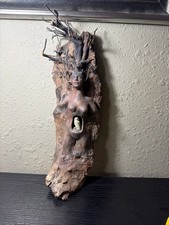 Shaping Spirit Artist Debra Bernier Owl Woman Forest Spirit Wall Art OOAK picture
