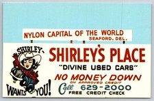 Seaford Delaware Shirley's Place near Dupont's Nylon Factory S Dual Hwy Postcard picture