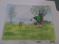 Snoopy & Woodstock Cel 1975 You're a Good Sport, Charlie Brown picture