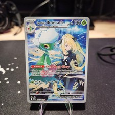 SUPER CLEAN COPIES Cynthia's Roserade - Illustration Rare Holo DRI 184/182 NM picture
